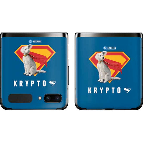 Superman 2025 Krypto the Super Dog Galaxy Z Flip Skin