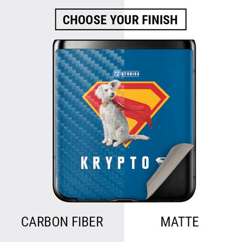 Superman 2025 Krypto the Super Dog Galaxy Z Flip Skin