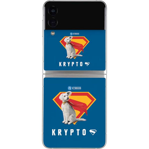 Superman 2025 Krypto the Super Dog Galaxy Z Flip3 5G Skin