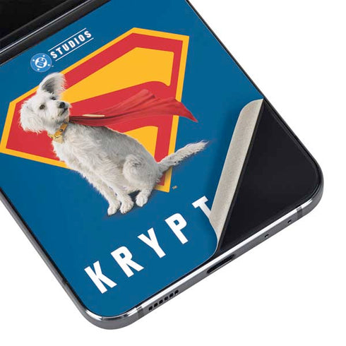 Superman 2025 Krypto the Super Dog Galaxy Z Flip5 5G Skin