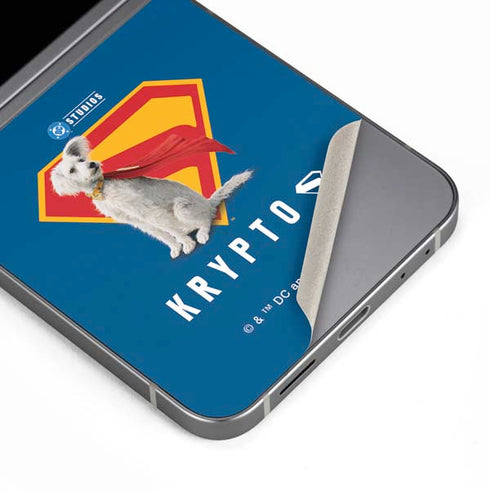 Superman 2025 Krypto the Super Dog Galaxy Z Flip6 Skin