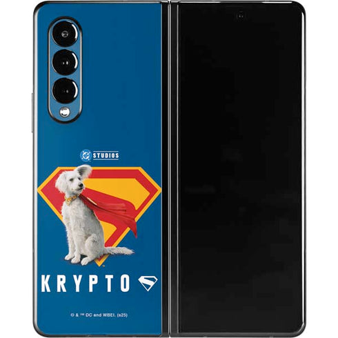 Superman 2025 Krypto the Super Dog Galaxy Z Fold3 5G Skin