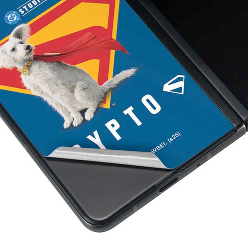 Superman 2025 Krypto the Super Dog Galaxy Z Fold3 5G Skin