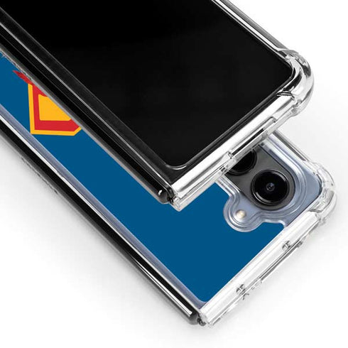 Superman 2025 Krypto the Super Dog Galaxy Z Fold5 5G Clear Case