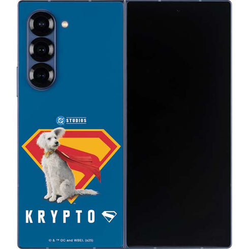 Superman 2025 Krypto the Super Dog Galaxy Z Fold6 Skin