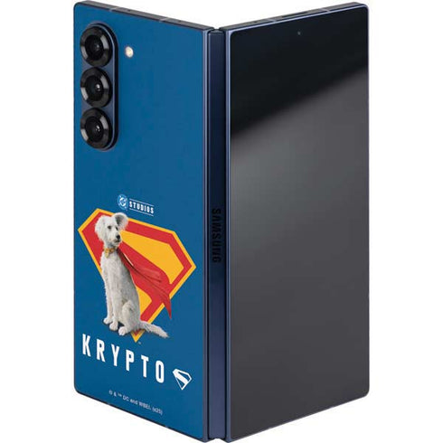 Superman 2025 Krypto the Super Dog Galaxy Z Fold6 Skin