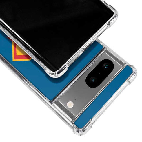 Superman 2025 Krypto the Super Dog Google Pixel 8a Clear Case