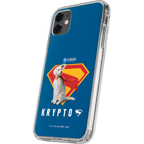 Superman 2025 Krypto the Super Dog iPhone 11 Clear Case