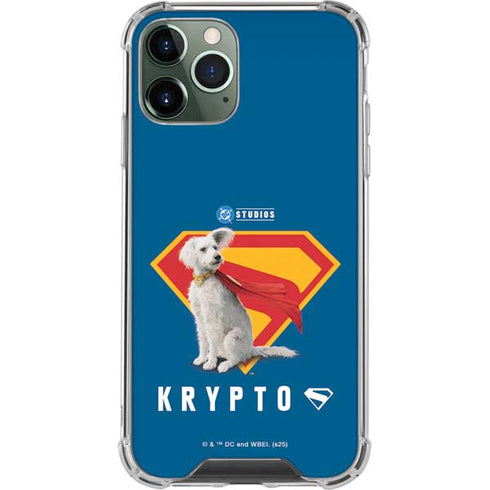 Superman 2025 Krypto the Super Dog iPhone 11 Pro Max Clear Case