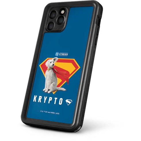 Superman 2025 Krypto the Super Dog iPhone 11 Pro Waterproof Case