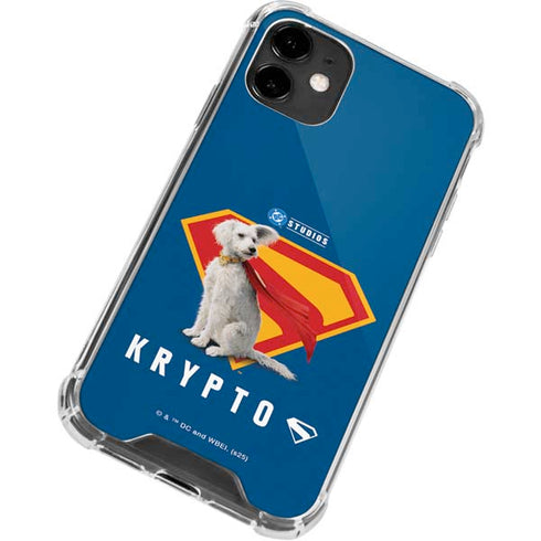 Superman 2025 Krypto the Super Dog iPhone 12 Clear Case
