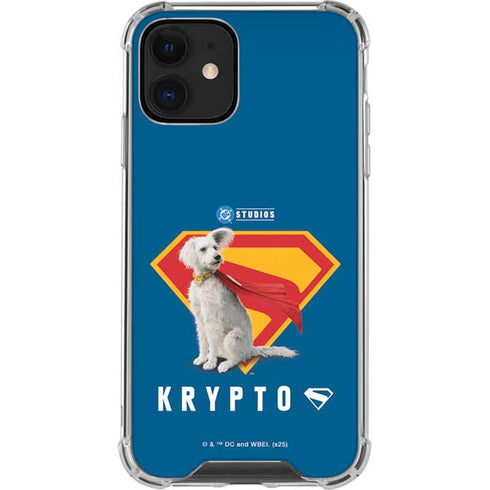 Superman 2025 Krypto the Super Dog iPhone 12 Mini Clear Case