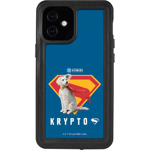 Superman 2025 Krypto the Super Dog iPhone 12 Mini Waterproof Case