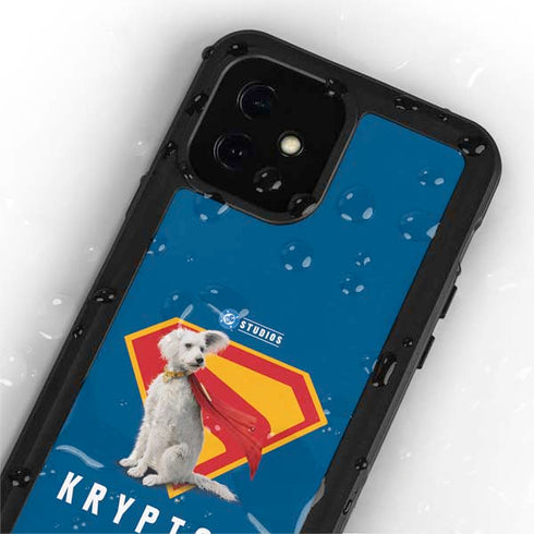 Superman 2025 Krypto the Super Dog iPhone 12 Mini Waterproof Case