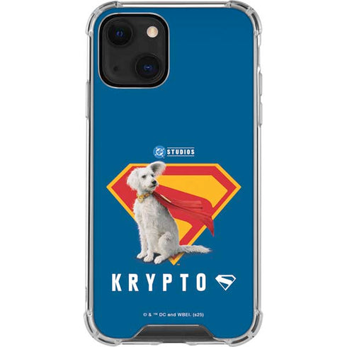 Superman 2025 Krypto the Super Dog iPhone 13 Mini Clear Case