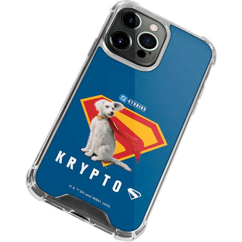 Superman 2025 Krypto the Super Dog iPhone 13 Pro Clear Case