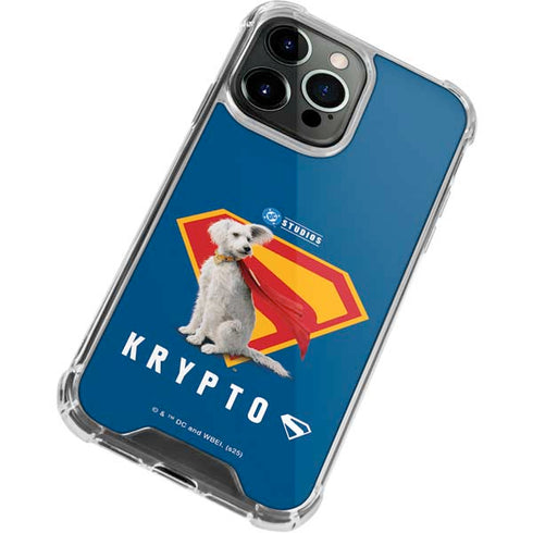 Superman 2025 Krypto the Super Dog iPhone 13 Pro Max Clear Case