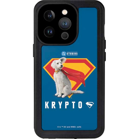 Superman 2025 Krypto the Super Dog iPhone 14 Pro Waterproof Case