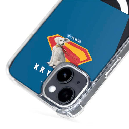 Superman 2025 Krypto the Super Dog iPhone 15 Plus MagSafe Case