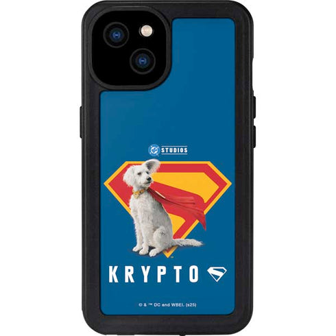 Superman 2025 Krypto the Super Dog iPhone 15 Plus Waterproof Case