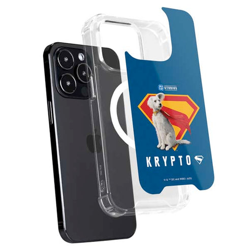 Superman 2025 Krypto the Super Dog iPhone 15 Pro Max MagSafe Case