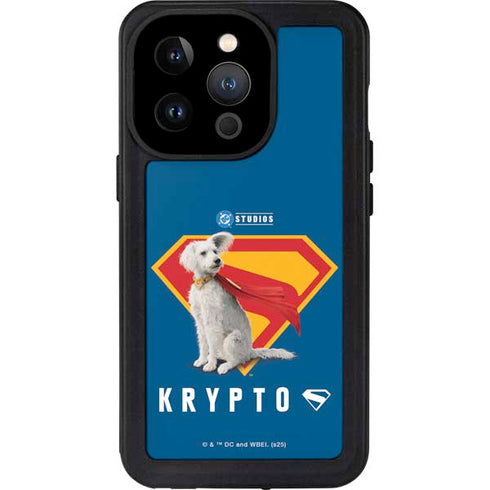Superman 2025 Krypto the Super Dog iPhone 15 Pro Waterproof Case