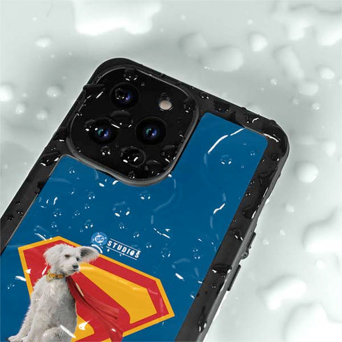 Superman 2025 Krypto the Super Dog iPhone 15 Pro Waterproof Case