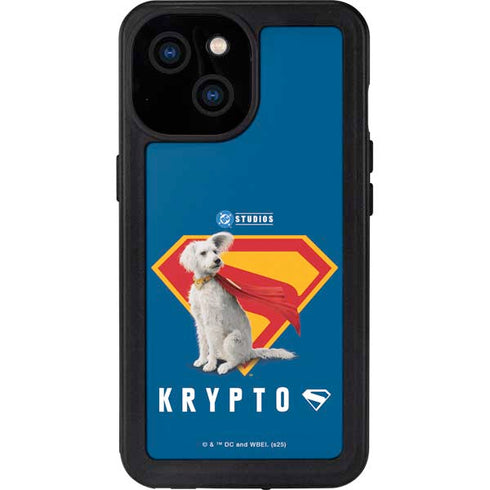 Superman 2025 Krypto the Super Dog iPhone 15 Waterproof Case