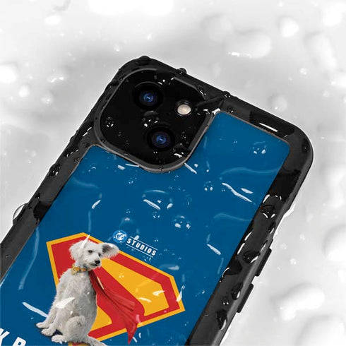 Superman 2025 Krypto the Super Dog iPhone 15 Waterproof Case