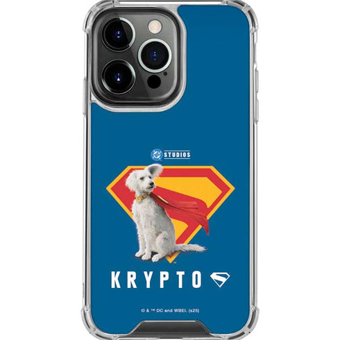 Superman 2025 Krypto the Super Dog iPhone 16 Pro Max Clear Case