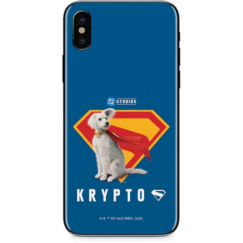 Superman 2025 Krypto the Super Dog iPhone X Skin