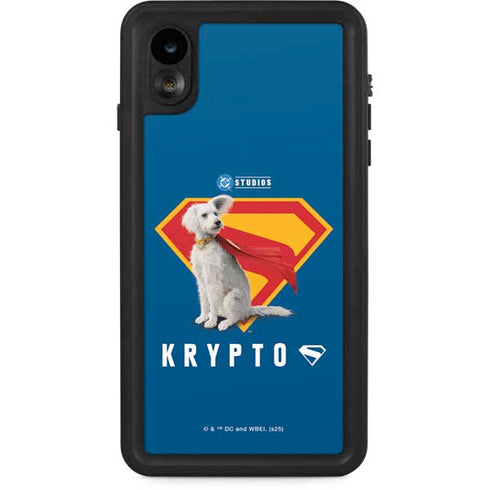 Superman 2025 Krypto the Super Dog iPhone XR Waterproof Case