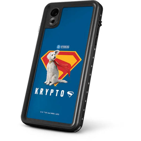 Superman 2025 Krypto the Super Dog iPhone XR Waterproof Case