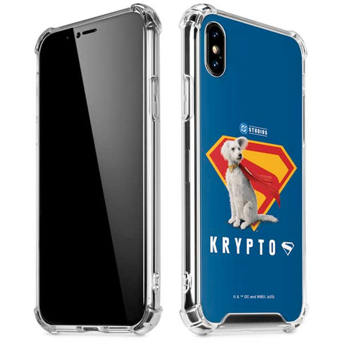 Superman 2025 Krypto the Super Dog iPhone XS Max Clear Case