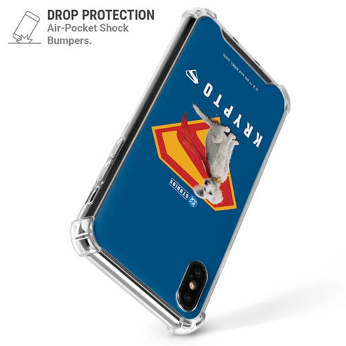 Superman 2025 Krypto the Super Dog iPhone XS Max Clear Case
