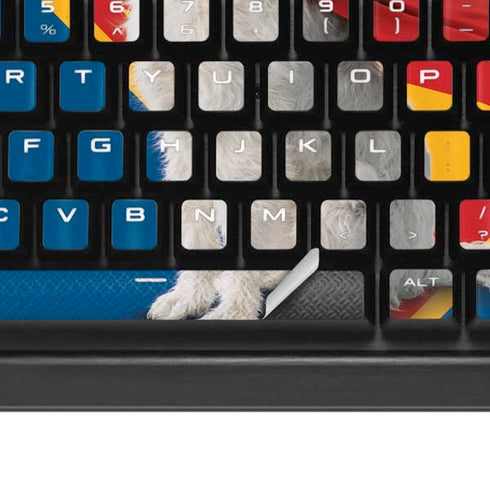 Superman 2025 Krypto the Super Dog K95 RGB PLATINUM Mechanical Gaming Keyboard Skin