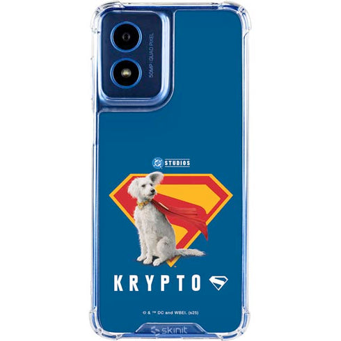 Superman 2025 Krypto the Super Dog Moto G Play 4G (2024) Clear Case