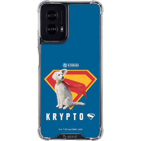 Superman 2025 Krypto the Super Dog Moto G Power 5G (2024) Clear Case