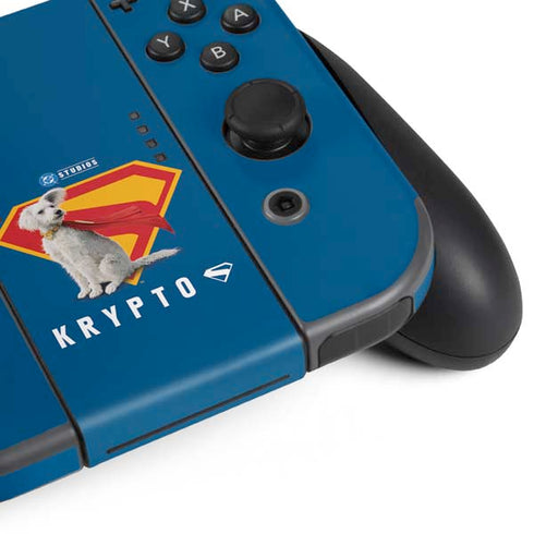 Superman 2025 Krypto the Super Dog Nintendo Switch Bundle Skin
