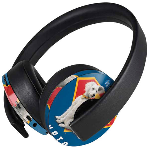 Superman 2025 Krypto the Super Dog PlayStation 4 Gold Wireless Headset Skin