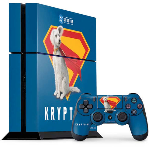 Superman 2025 Krypto the Super Dog PS4 Console and Controller Bundle Skin