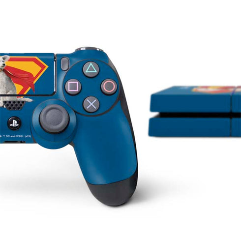 Superman 2025 Krypto the Super Dog PS4 Console and Controller Bundle Skin