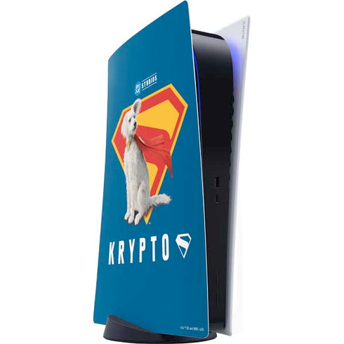 Superman 2025 Krypto the Super Dog PS5 Digital Edition Console Skin