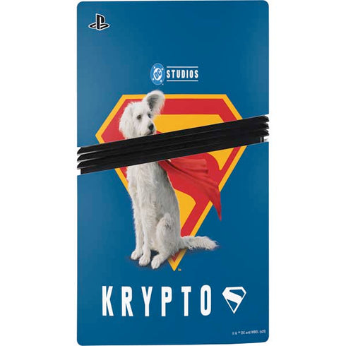 Superman 2025 Krypto the Super Dog PS5 Pro Disk Console Skin