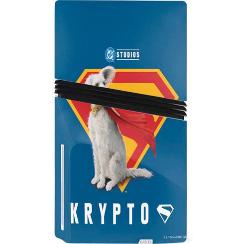 Superman 2025 Krypto the Super Dog PS5 Pro Disk Console Skin