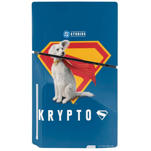 Superman 2025 Krypto the Super Dog PS5 Slim Disk Bundle Skin
