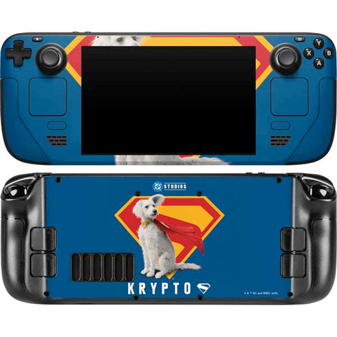 Superman 2025 Krypto the Super Dog Steam Deck Handheld Gaming Computer Skin