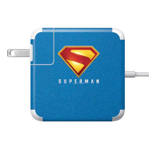 Superman 2025 Classic Superman Shield Emblem 85W Power Adapter (15 and 17 inch MacBook Pro Charger) Skin