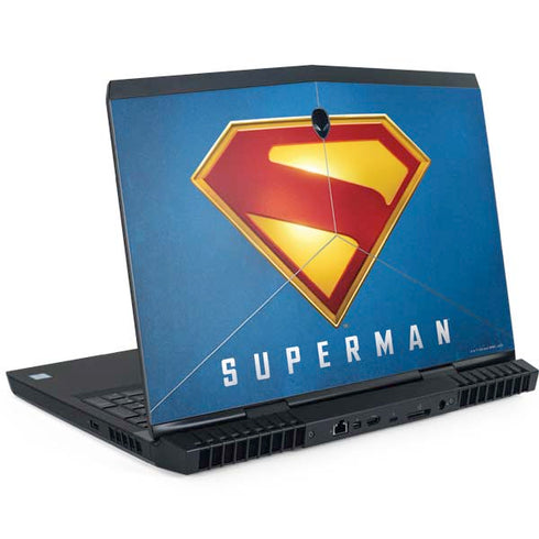 Superman 2025 Classic Superman Shield Emblem Dell Alienware Skin