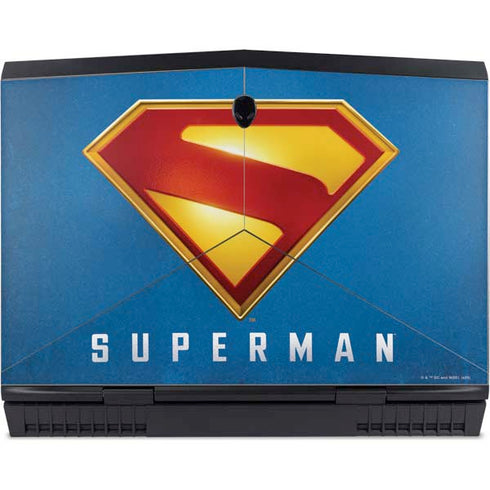 Superman 2025 Classic Superman Shield Emblem Dell Alienware Skin